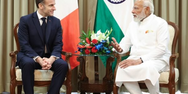 PM Modi and French President Emmanuel Macron the establishment of a Special Global Strategic Partnership was announced.