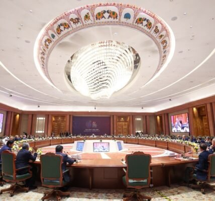 PM Modi held a roundtable with CEOs of AI and DeepTech startups at Seva Tirtha this morning