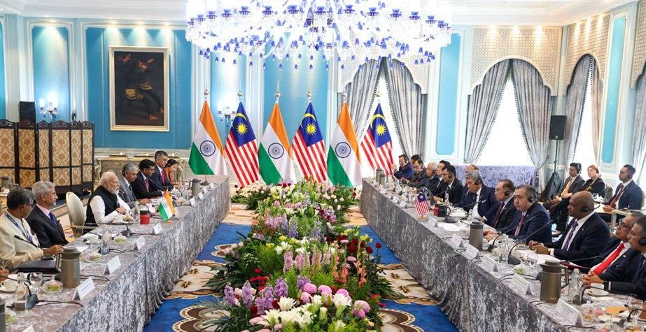 PM Modi held bilateral talks with Malaysian Prime Minister Anwar Ibrahim in Kuala Lumpur today.