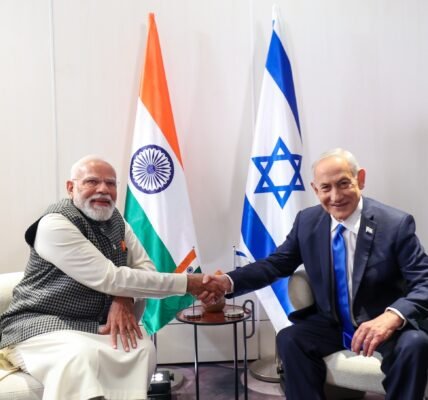 PM Modi meets Israeli PM Benjamin Netanyahu in Tel Aviv