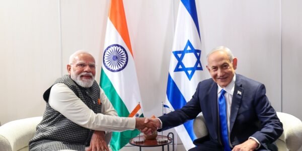 PM Modi meets Israeli PM Benjamin Netanyahu in Tel Aviv