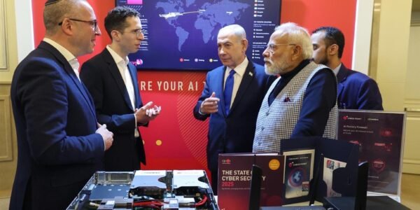 PM Modi visits technology exhibition in Jerusalem with Israeli PM Netanyahu
