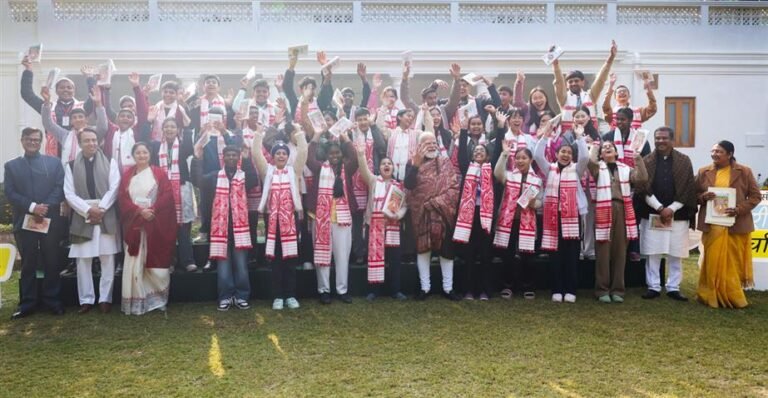 प्रधानमंत्री नरेंद्र मोदी ने ‘परीक्षा पे चर्चा’ के 9वें संस्करण के दौरान छात्रों से बातचीत की