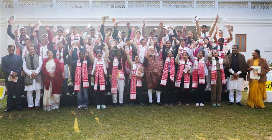PM Narendra Modi interacted with students during the 9th edition of Pariksha Pe Charcha