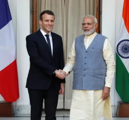 PM Narendra Modi will meet French President Macron in Mumbai on February 17.