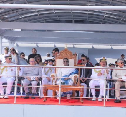 President Draupadi Murmu attended the International Fleet Review - IFR 2026 in Visakhapatnam today.