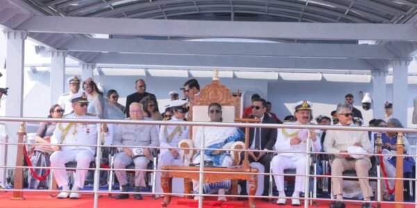 President Draupadi Murmu attended the International Fleet Review - IFR 2026 in Visakhapatnam today.