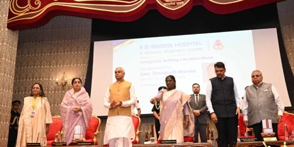 President Draupadi Murmu inaugurated PD Hinduja Hospital nationwide campaign Save Lives and Build a Healthy India