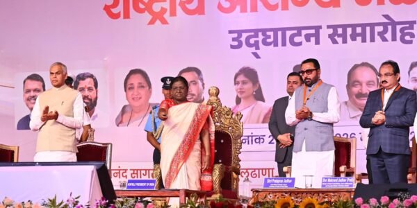 President Draupadi Murmu inaugurated the Rashtriya Arogya Mela 2026 at Shegaon in Buldhana district of Maharashtra today.