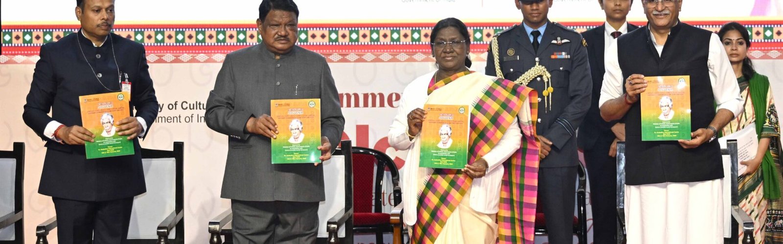 President Draupadi Murmu inaugurated the centenary celebrations of Alchiki script organised by the Ministry of Culture in New Delhi today.