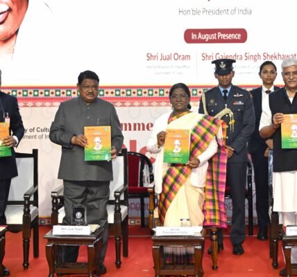 President Draupadi Murmu inaugurated the centenary celebrations of Alchiki script organised by the Ministry of Culture in New Delhi today.