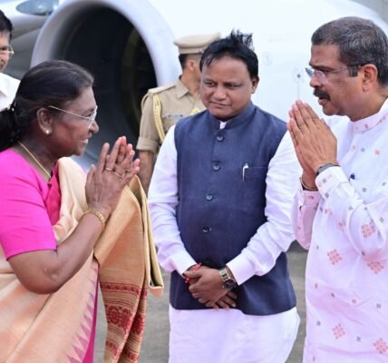 President Droupadi Murmu is on a six-day visit to Odisha and Chhattisgarh starting today.