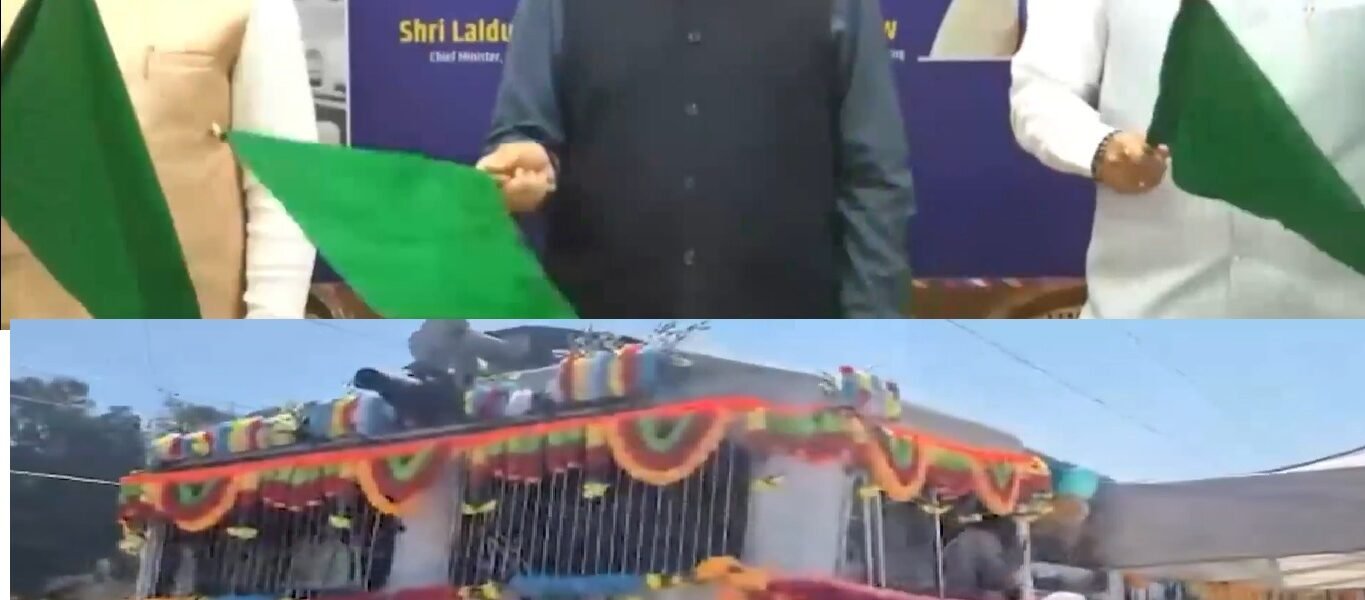 Railway Minister Ashwini Vaishnaw flagged off new passenger train services between New Delhi and Sairang in Mizoram and Silchar in Assam.