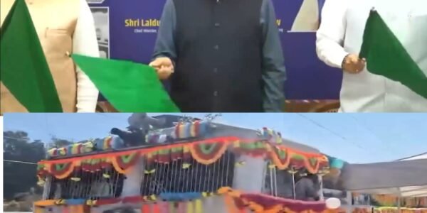 Railway Minister Ashwini Vaishnaw flagged off new passenger train services between New Delhi and Sairang in Mizoram and Silchar in Assam.