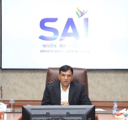 Sports Minister Dr Mansukh Mandaviya