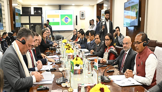Union Agriculture Minister Shivraj Singh Chouhan held a bilateral meeting with his Brazilian counterpart to deepen India-Brazil cooperation in agriculture and allied sectors.
