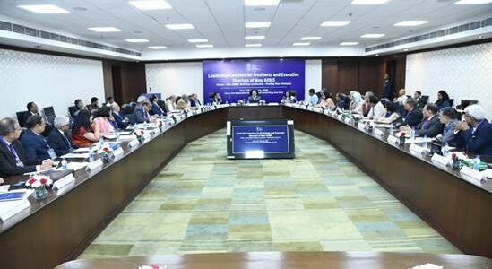 Union Health Minister JP Nadda addressed the leadership conference of new AIIMS chairpersons and executive directors