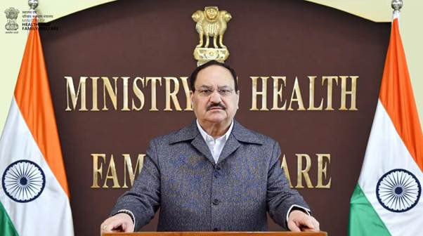 Union Health Minister JP Nadda virtually addressed Advantage Healthcare-India 2026
