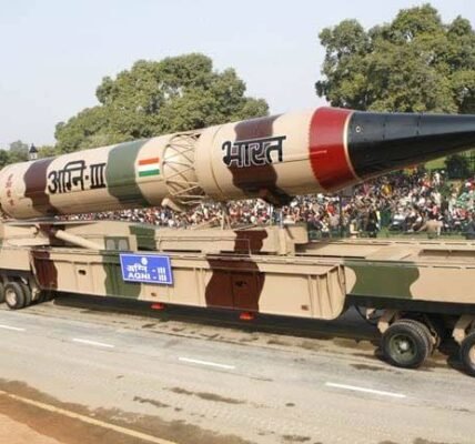 medium-range ballistic missile Agni-3 was successfully tested