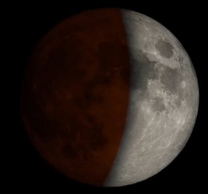 total lunar eclipse will be visible from most parts of India except some places in the far western part of the country
