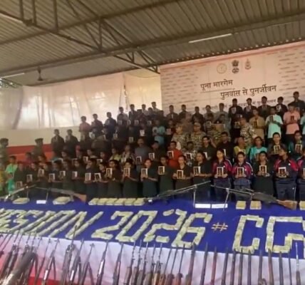 108 Naxalites surrender in six districts of Chhattisgarh