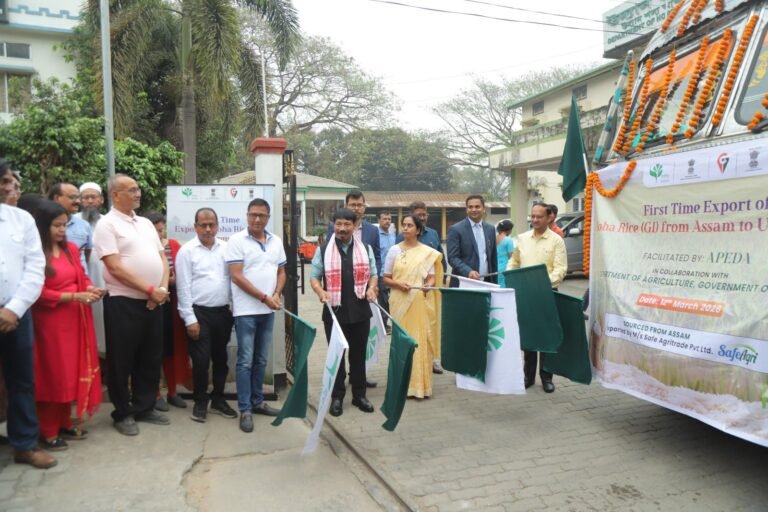 एपीडा ने असम से ब्रिटेन और इटली को जीआई-टैग वाले जोहा चावल के पहले निर्यात में सहायता की