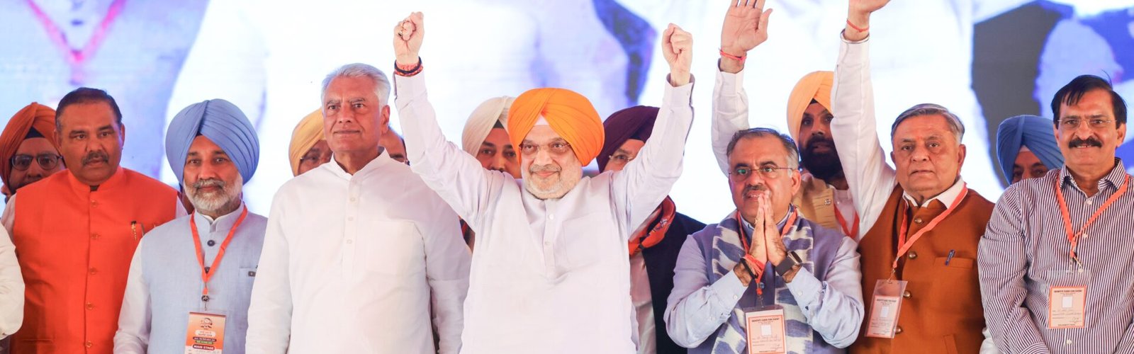 Amit Shah launched the BJP assembly election campaign from Moga, Punjab.