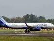 An IndiGo flight made an emergency landing at Delhi Airport due to a suspected engine malfunction.
