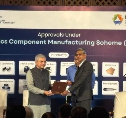 Ashwini Vaishnaw handed over approval letters to companies under ECMS