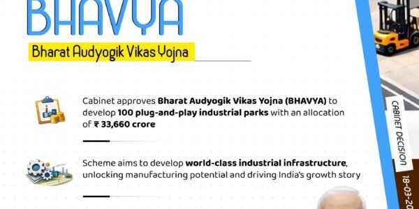 Cabinet Approves New-Age Plug-and-Play Industrial Development through the India Industrial Development Scheme (BHAVYA)