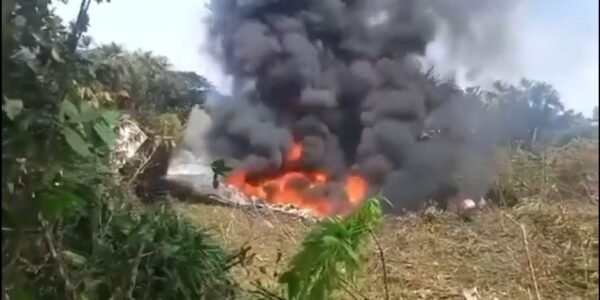 Colombian military aircraft carrying 125 people crashes