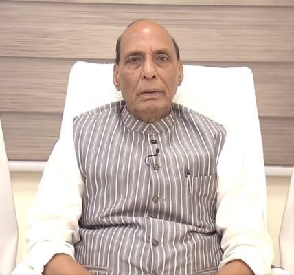 Defence Minister Rajnath Singh