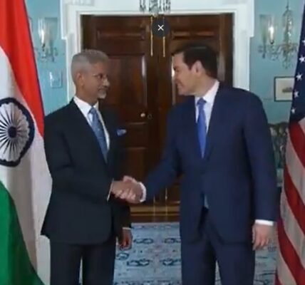 Dr. S. Jaishankar spoke with US Secretary of State Marco Rubio over the telephone