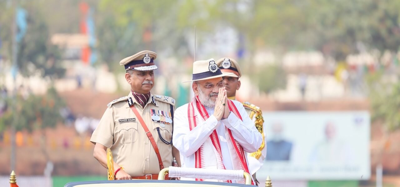 Home Minister Amit Shah addressed the 57th Raising Day celebrations of CISF in Mundali, Odisha today as the Chief Guest.