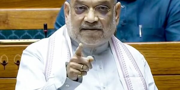 Home Minister Amit Shah responded to the discussion in the House today on the no-confidence motion moved against the Lok Sabha Speaker.