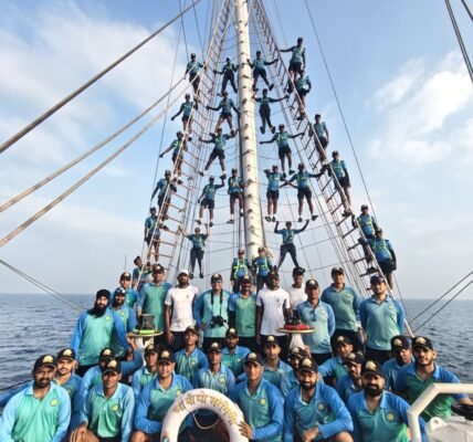 INS Tarangini arrives in Colombo for sea training with Sea Riders of Sri Lanka Navy