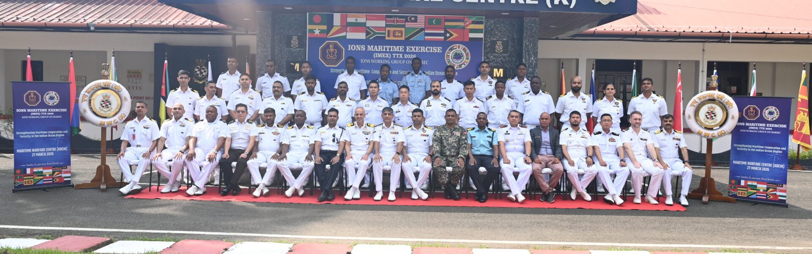 IONS Maritime Exercise (IMEX) TTX 2026 was conducted at the Southern Naval Command in Kochi