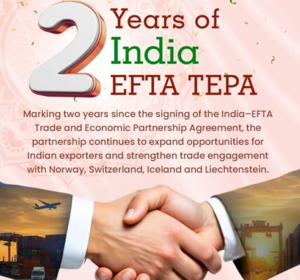 India-EFTA TEPA Agreement completes two years