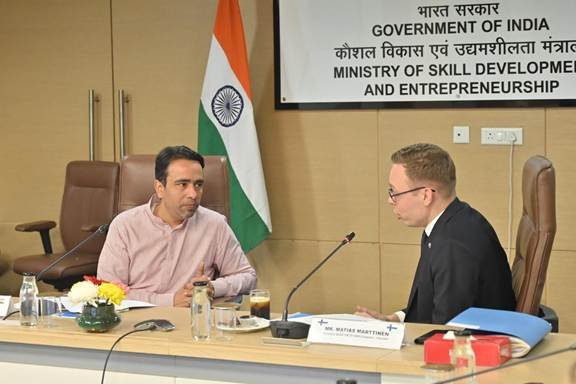 India and Finland discuss enhancing cooperation in skill development, vocational education and workforce mobility