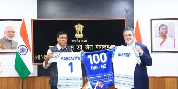 India and New Zealand discuss expanding cooperation in sports to commemorate 100 years of sporting relations in 2026