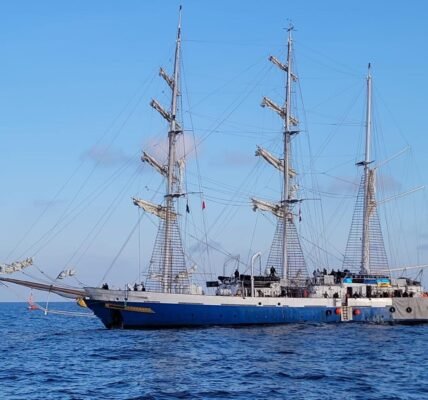 Indian Navy sailing training ship, INS Sudarshini, has arrived in Valletta, Malta