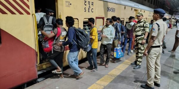 Indian Railways transports millions of people home for Holi