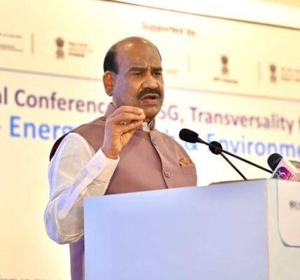 Lok Sabha Speaker Om Birla addressed the Water Transversality Global Awards and Conclave 2026