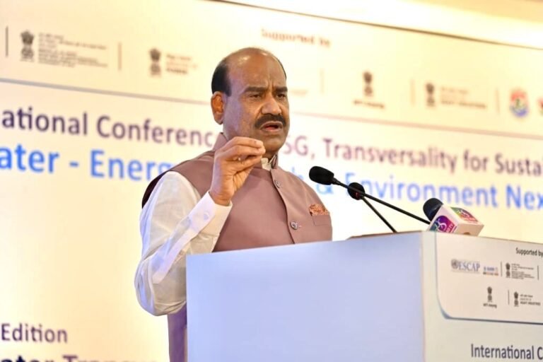 लोक सभा अध्यक्ष ओम बिरला ने वॉटर ट्रांसवर्सैलिटी ग्लोबल अवॉर्ड्स एवं कॉन्क्लेव 2026 को संबोधित किया