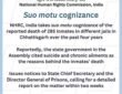 NHRC has taken suo motu cognizance of the alleged deaths of 285 prisoners in various jails across Chhattisgarh over the past four years