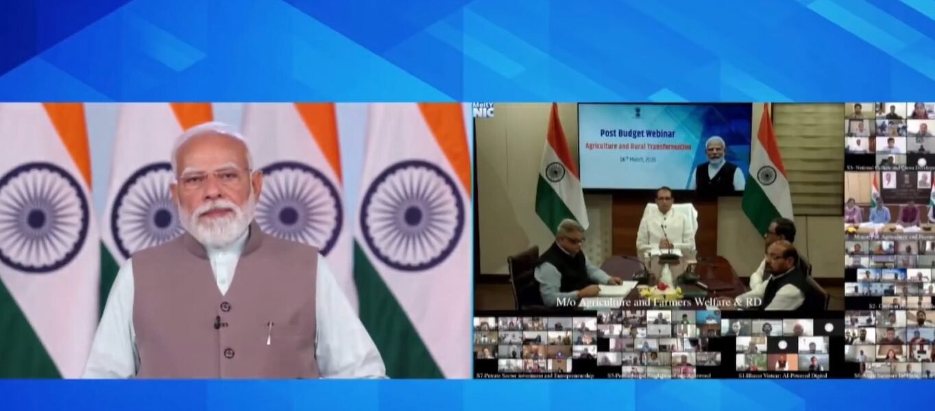 PM Modi addresses post-budget webinar on Agriculture and Rural Transformation via video conference