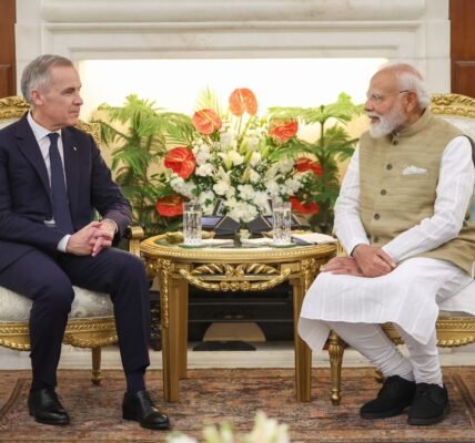 PM Modi emphasizes on laying a strong foundation for a truly renewed partnership between the two countries with the visit of the Canadian Prime Minister