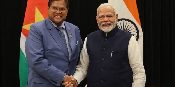 PM Modi expressed condolences on the untimely demise of former President of Suriname, Chandrikapersad Santokhi