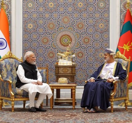 PM Modi held talks with the Sultan of Oman
