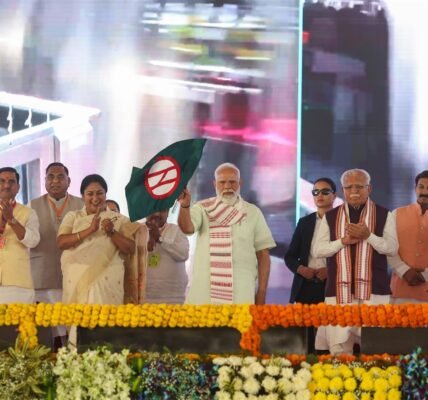 PM Modi inaugurated and laid the foundation stone of several development projects worth Rs 33,500 crore in New Delhi.